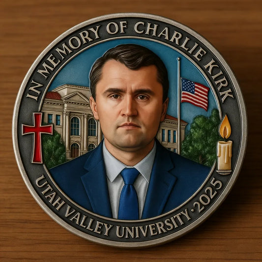 A True Patriot Memorial coin - Charlie Kirk