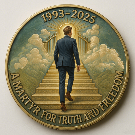 60% OFF For Charlie's Fans - 🎗️🕊️Charlie Kirk In Heaven Memorial Coin