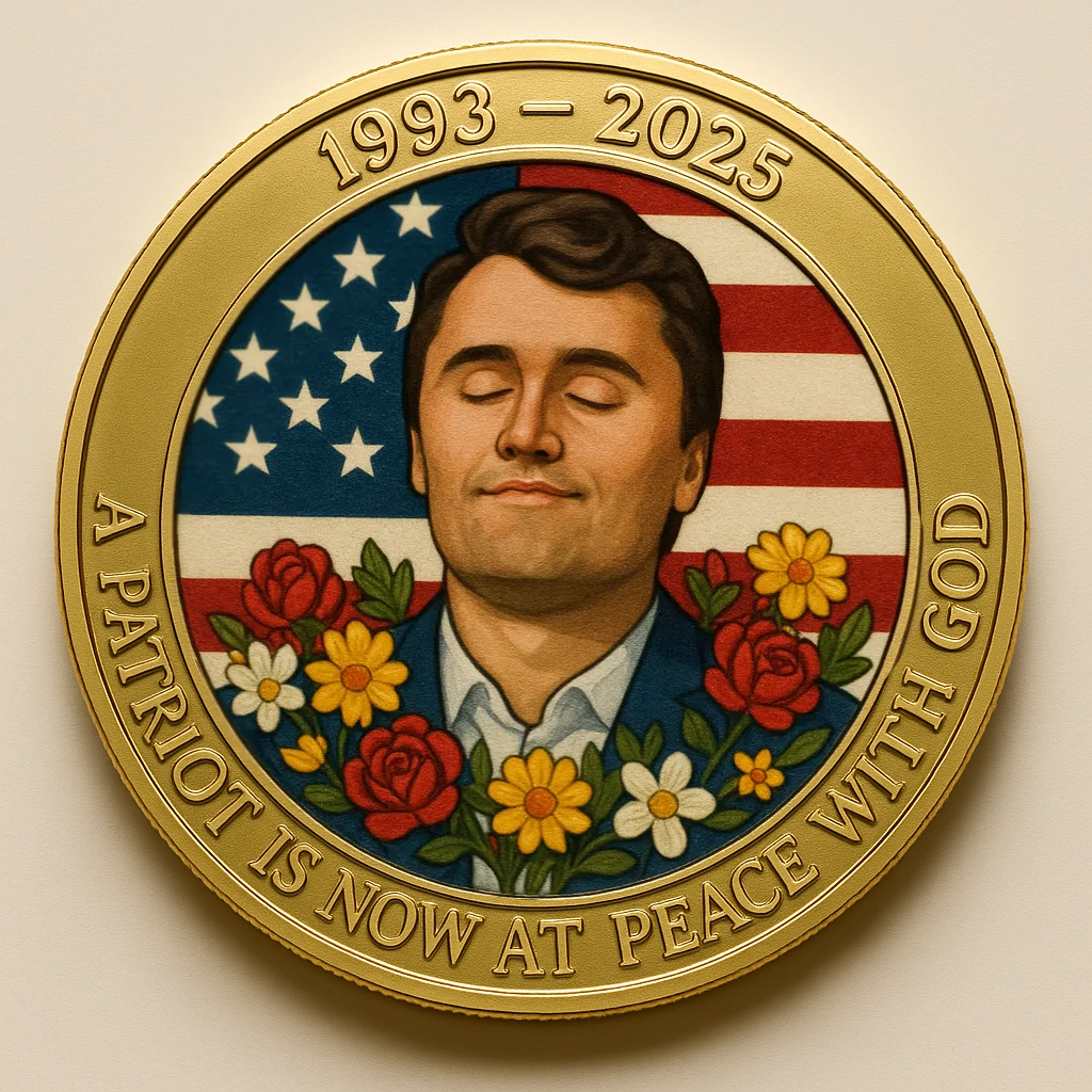 60% OFF For Charlie's Fans - 🎗️🕊️Charlie At Peace Memorial Coin